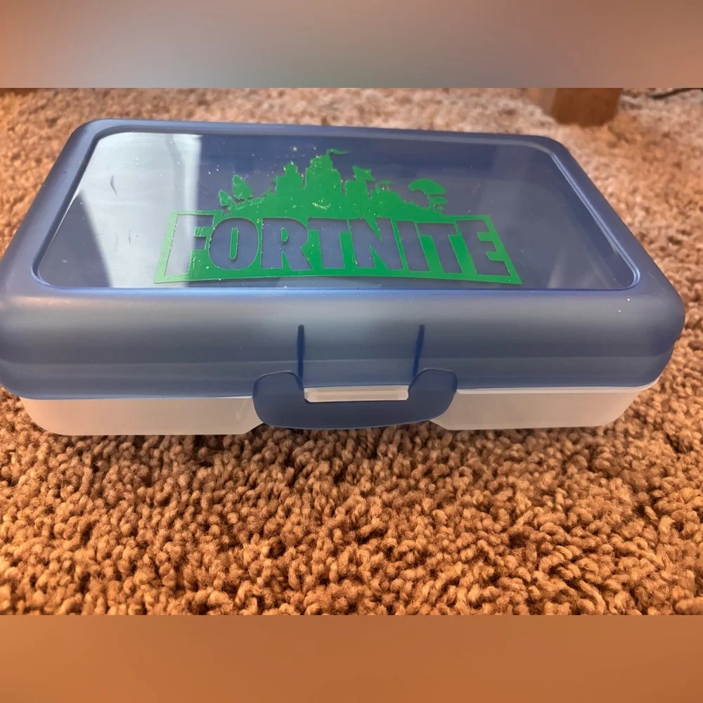 Fortnite Blue and White Storage Box